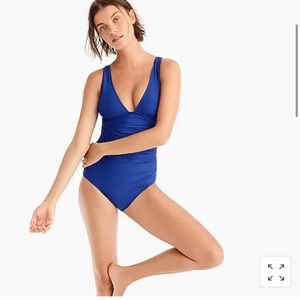 NWT J.Crew Ruched femme one-piece swimsuit